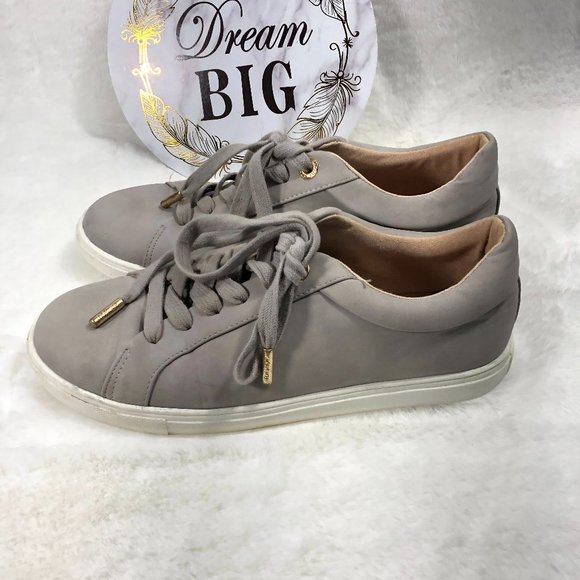 TOPSHOP GRAY SNEAKERS WOMEN SHOES SIZE 38 - Picture 3 of 13